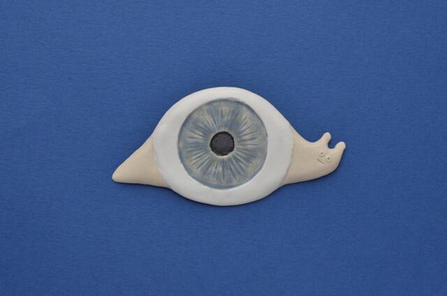 Eye Snail. Ceramic Wall Sculpture - image 1