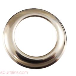 Large Chrome Metal Curtain Drapery Hardware Supplies #12 - 1 9/16 Inch Inner Decorative Grommet/Rings W/Washer Eyelet Lot Of 10/25/50/100 Pc - thumbnail 2