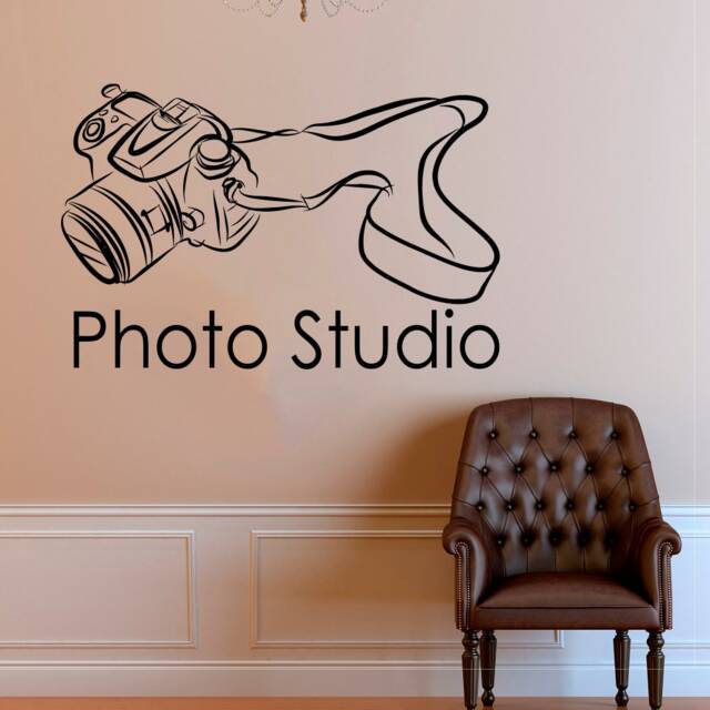 Camera Wall Decal Photo Studio Photographer Window Sticker 2177 - image 1