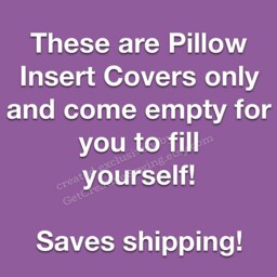 Lumbar Pillow Insert Cover Cotton Twill, You Fill It - thumbnail 3