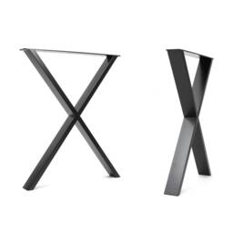 Oak Parquet Handmade Dining Table Or Desk & Industrial Style Legs Chevron Wooden - thumbnail 4