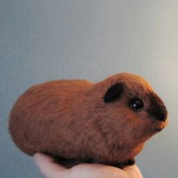 Needle Felted Guinea Pig, Handmade Animal, Custom Made Pet Sculpture - Will Be Made From Your Photos - thumbnail 4