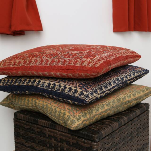 Hand-Woven Kilim Cushion Cover Turkish Moroccan Style Traditional Vintage Design - image 1