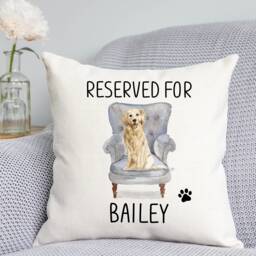 Golden Retriever Cushion - Dog Related Gift Reserved For Dog Cushion Gift
