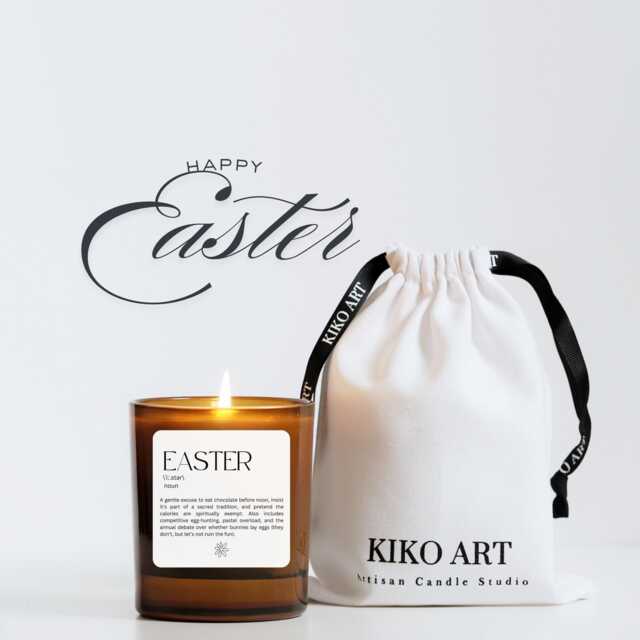 Easter Candle Gift Refillable Candles 250G/150G For Holiday Table Cotton Wick Candle- 3 Scents Available - image 1