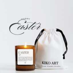Easter Candle Gift Refillable Candles 250G/150G For Holiday Table Cotton Wick Candle- 3 Scents Available - thumbnail 1