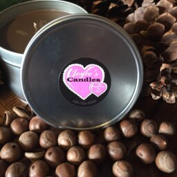 Handmade Firewood 16 Oz Soy Candle in Metal Tin - thumbnail 3