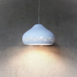 Handmade Ceramic Pendant Light Off White Kitchen Island Lighting - thumbnail 2