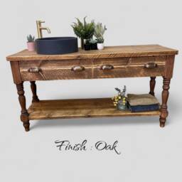 Croston 2 - Handmade Reclaimed Timber Bathroom Furniture - thumbnail 2
