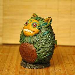 Monster - Gift With Personal Dedication - Creature Present Unique Polymer Clay - thumbnail 2