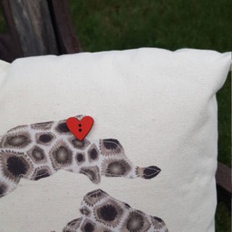 18 Inch Petoskey Stone Michigan Pillow - thumbnail 2