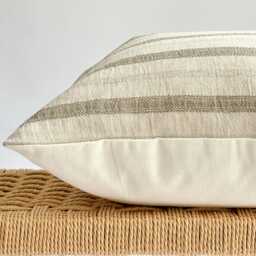 Handmade Hmong Textile Pillow Cover Bohemian Farmhouse Decor - thumbnail 3