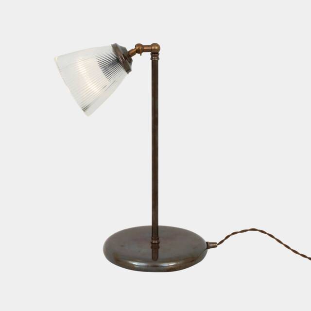 Gadar Industrial Prismatic Glass Table Lamp 18.5 - image 1