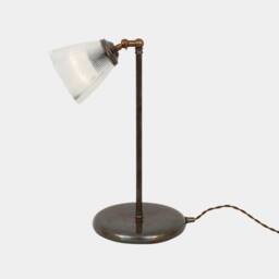 Gadar Industrial Prismatic Glass Table Lamp 18.5 - thumbnail 1