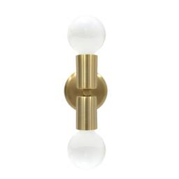 Handmade Minimalist Double Wall Sconce Mid-Century Modern Vanity Light - thumbnail 2