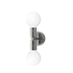 Handmade Minimalist Double Wall Sconce Mid-Century Modern Vanity Light - thumbnail 3