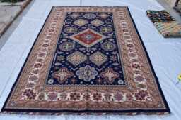 7??10Ft Authentic Afghan Rug With Traditional Patterns, Carpet For Living Room