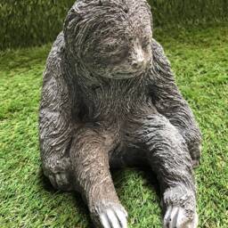 Concrete Sloth Garden Sculpture Lawn Ornament/Animal Frost Protected - thumbnail 3