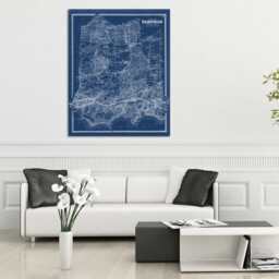 Antique Fairfield Connecticut Map Print Vintage Wall Art - thumbnail 2