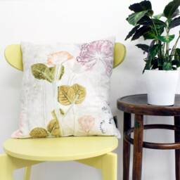 Handmade Floral Botanical Cushion, Bridal Bouquet Design, Compliments Home Interiors, Perfect Decor - thumbnail 2