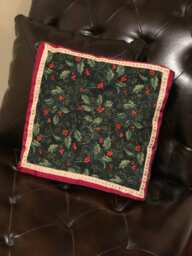 Holly Berry Pillow Blanket - thumbnail 1