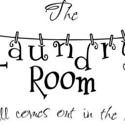 Laundry-Vinyl Wall Decal - It All Comes Out in The Wash-Laundry Room Decor - thumbnail 2