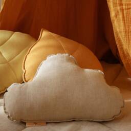 "Linen Cloud Pillow ""Sand" - thumbnail 4