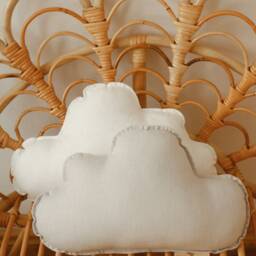 "Linen Cloud Pillow ""Sand" - thumbnail 3