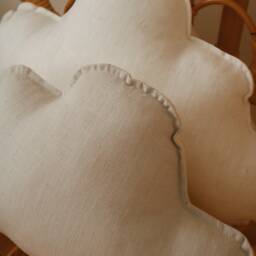 "Linen Cloud Pillow ""Sand" - thumbnail 2