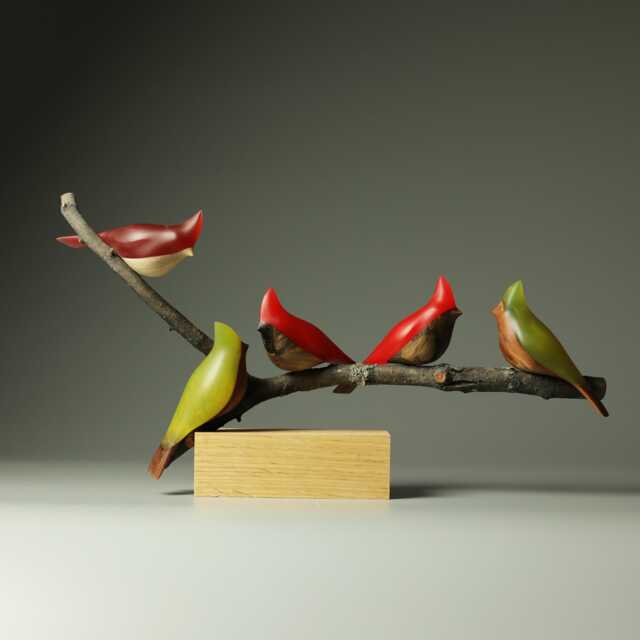Red Cardinals Family - 75 - image 1
