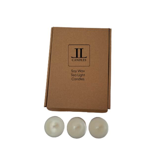 Sweet Pea Floral Scented Tea Light Candles Made With Soy Wax 12 Per Box - image 1