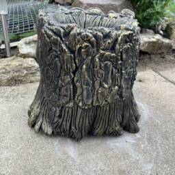 stone Garden Tree Green Man Planter Plant Pot Gold Cute Ornament - thumbnail 4