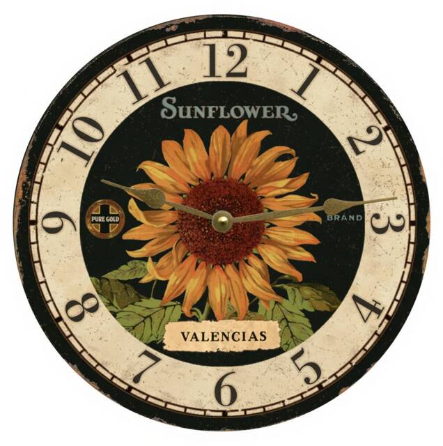 Valencias Sunflower Clock - image 1