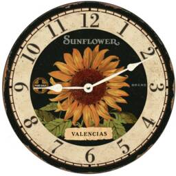 Valencias Sunflower Clock - thumbnail 2
