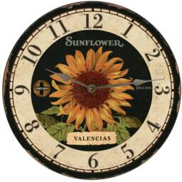 Valencias Sunflower Clock - thumbnail 3