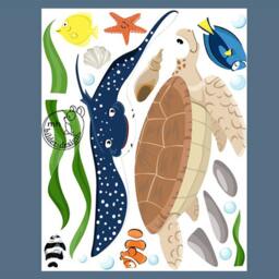 "Wall Sticker ""Underwater World 5" - thumbnail 2