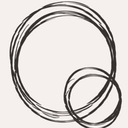 Black & Beige Abstract Circle Line Art Set Of 3, Black, Beige, Minimal Contemporary Print, Wall Art, Poster, Gallery Home Decor - thumbnail 2