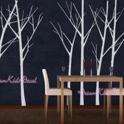 Tree Wall Decal, Nursery Decor, Flying Birds, Home Decor - thumbnail 2