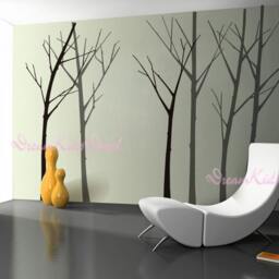 Tree Wall Decal, Nursery Decor, Flying Birds, Home Decor - thumbnail 3