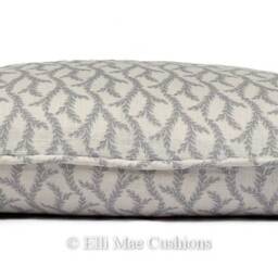 Luxury Designer Shabby Chic Blue Grey Nicol Fabre Beaucarie Cushion Pillow Cover - thumbnail 3