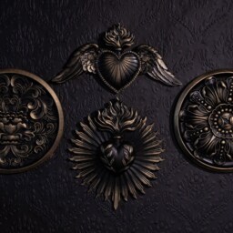 Fervour Winged Sacred Heart Plaque - Gothic Wall Home Decor Gallery By The Blackened Teeth - thumbnail 3