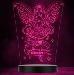 Fairy Magical Personalised Gift Colour Changing Led Lamp Night Light - thumbnail 1