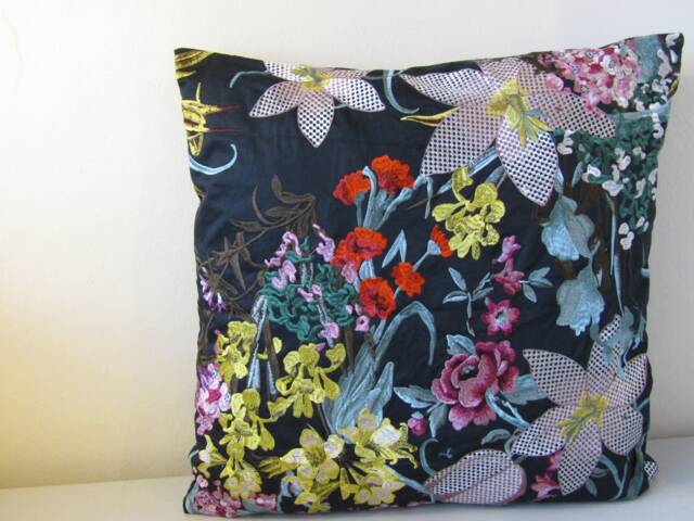 Designers Guild & Christian Lacroix Josephine Reglisse Embroidered Cushion Cover - image 1