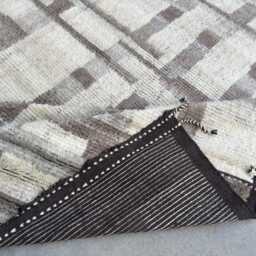 Hand-Knotted Moroccan Beni Ourain Rug, 100% Natural Wool, Modern Berber Carpet For Living Room - thumbnail 4