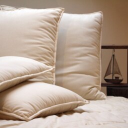 Organic Wool Pillow With Foam Core - Cotton Cover, Handmade - 1Pc. Us Duty Paid - thumbnail 2