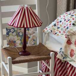 Scalloped Lampshade Tutorial - Diy Pleated Wave Shade - PDF Pattern - thumbnail 2