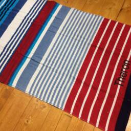 striped Personalized Beach Towel Adult Monogrammed Birthday Gift Baby Shower Groomsmen Bridal Party Favor Rest Mat - thumbnail 3