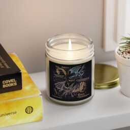 Fourth Wing Dragon Candle, Rider Basgiath War College Fantasy Book Gift - thumbnail 4