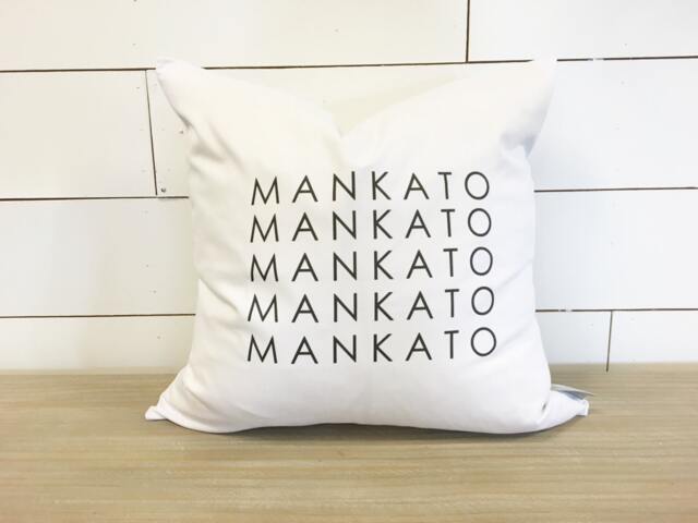Personalized City Pillow Cover 18 X // Accent/Throw State Gift