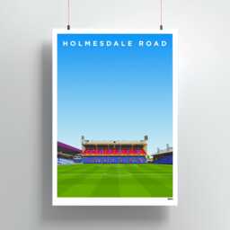 Holmesdale Road Stand Print - Crystal Palace Selhurst Park - thumbnail 1